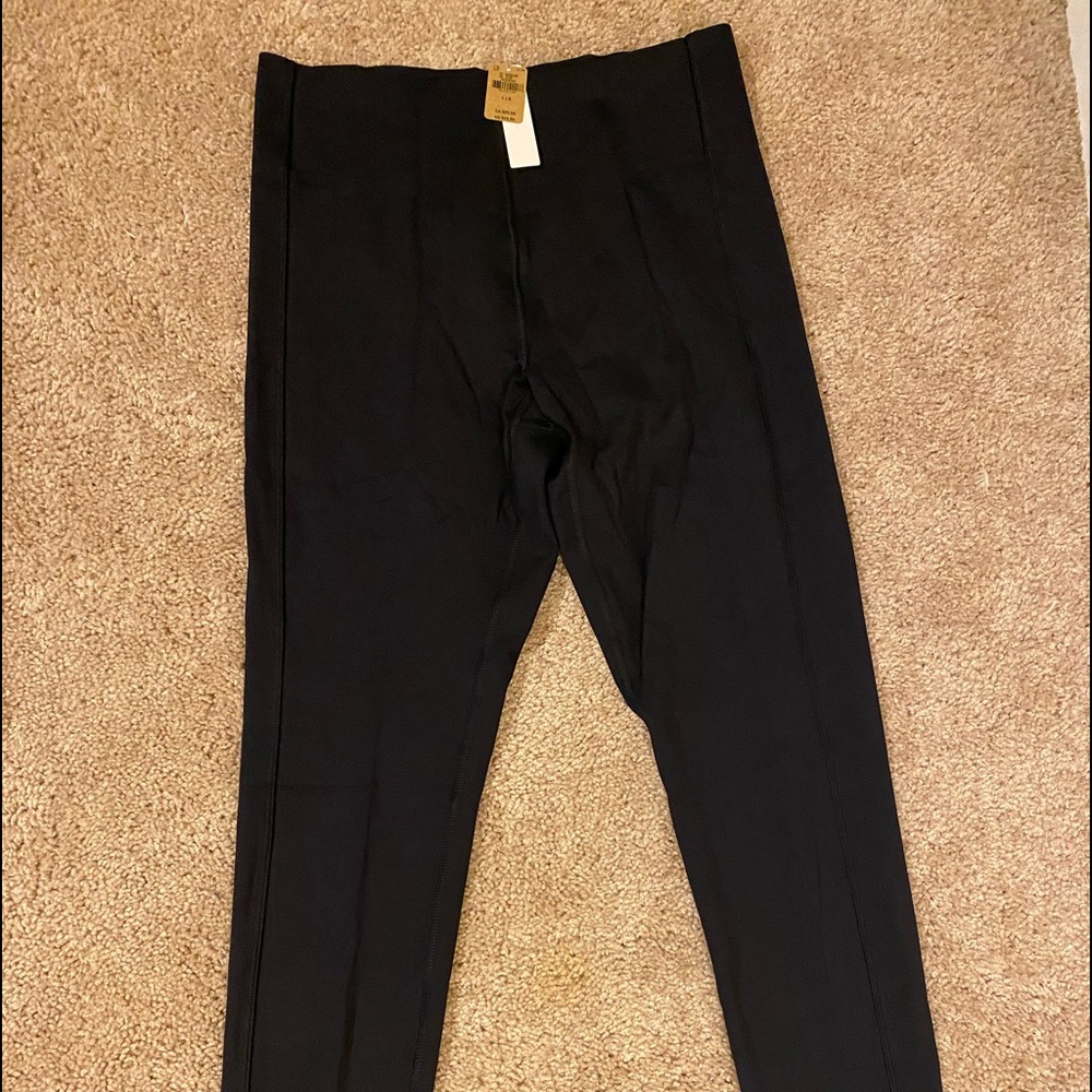 Pink compression full length leggings